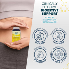 myPEAK PeakBiotic bottle back-label showing strains and potency.
