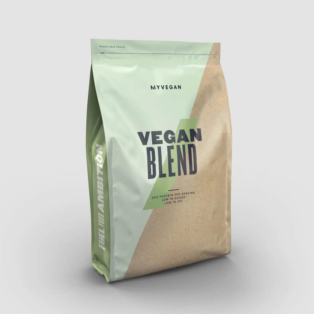 Myprotein Vegan Blend Powder shake glass with Vanilla Chai for post-workout protein.