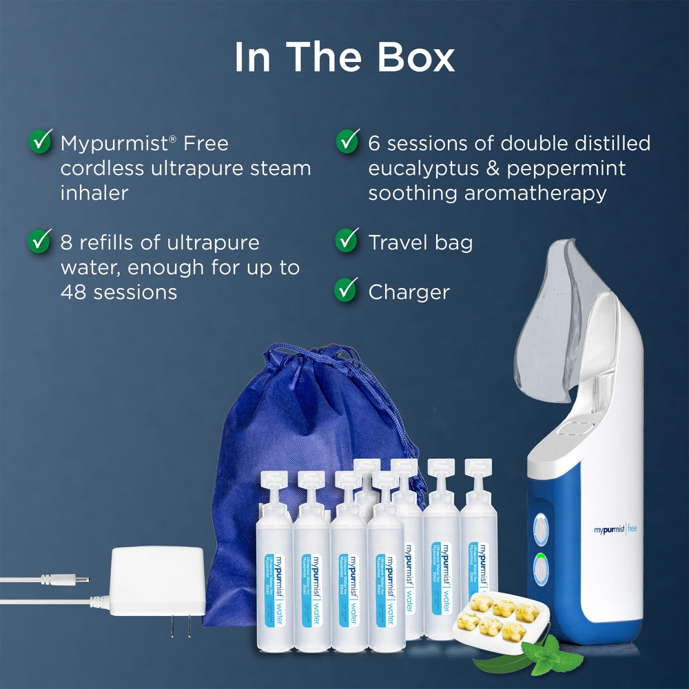 Mypurmist Free deep breath therapy during cold season.