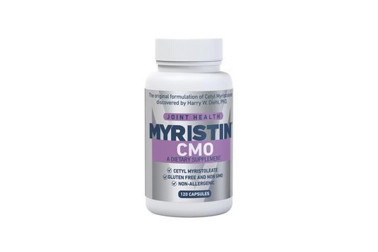 Myristin CMO capsules bottle for daily wellness