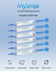 Travel-friendly MySmile gel pack for whitening on the go.