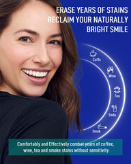 MySmile toothpaste with natural extracts soothes gums during whitening.
