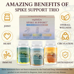 Mystidow Spike Support Trio curcumin tablets with black pepper for better absorption