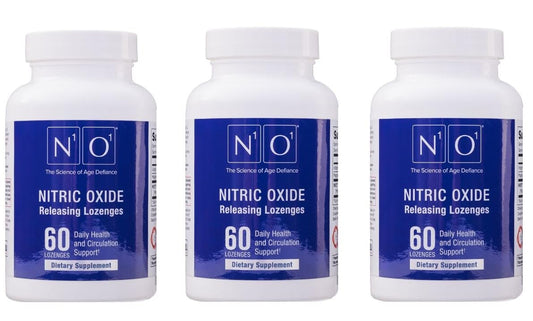 N1O1 Nitric Oxide Lozenges packaging highlights branding and product info for trust and clarity.
