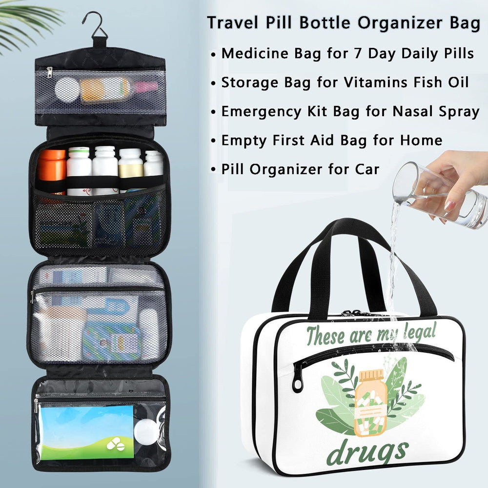 Naanle travel-use bag is ready for home, car or camping med storage.