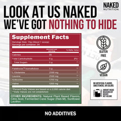 NAKED Cherry Lime BCAAs glass with drink illustrates refreshing hydration during training.
