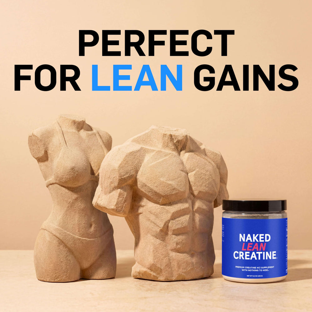 NAKED Lean Creatine HCl powder during training may support strength and endurance