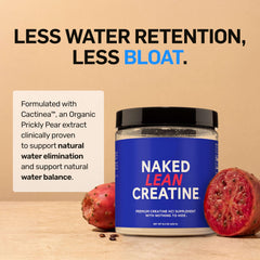 NAKED Lean Creatine HCl powder pouring into liquid helps quick mixing and smooth texture
