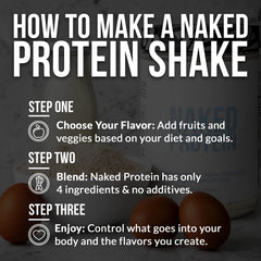 NAKED packaging emphasizes GMO-free and additive-free formula.