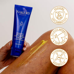 Nakery SkinRecovery arnica-magnesium blend bottle emphasizes soothing botanicals.