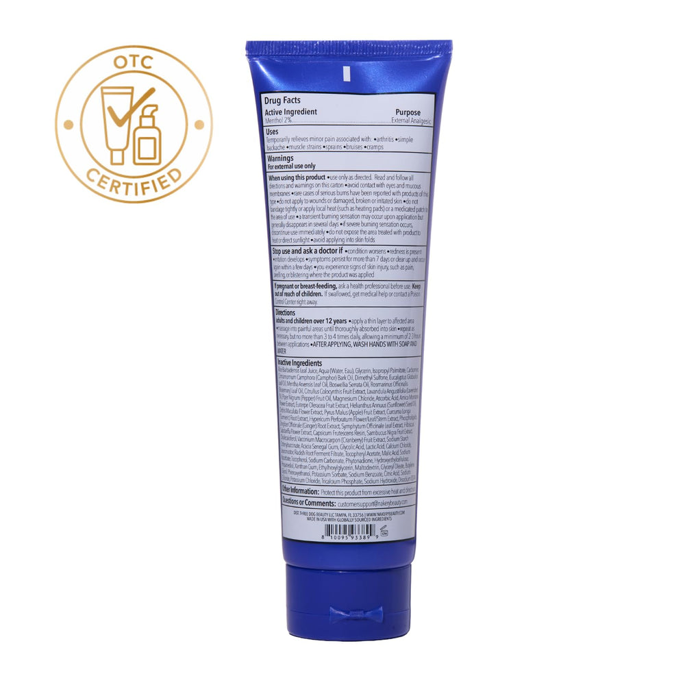 Nakery SkinRecovery cooling-menthol glow on skin hints at refreshing nightly routine.