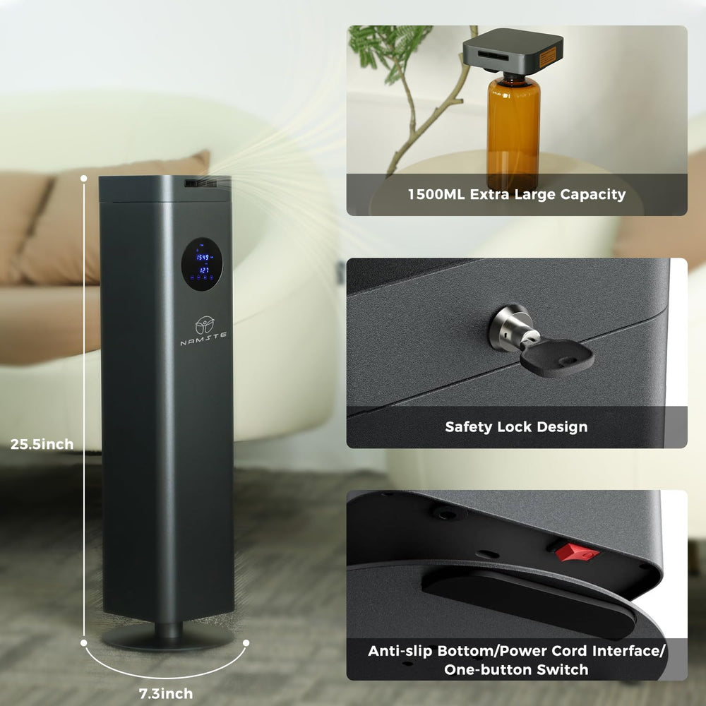 Namste Waterless Diffuser cold air diffusion for even spread.