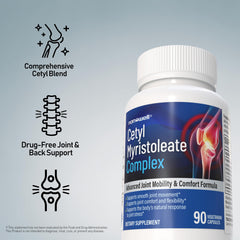 NANOWELL Cetyl Myristoleate Complex capsules close-up for daily joint mobility support
