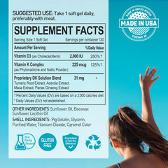 NANOWELL DK Solution label detail showing nutrient blend.