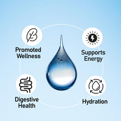 NANOWELL Liquid Mineral Drops dropper showing precise daily dosage