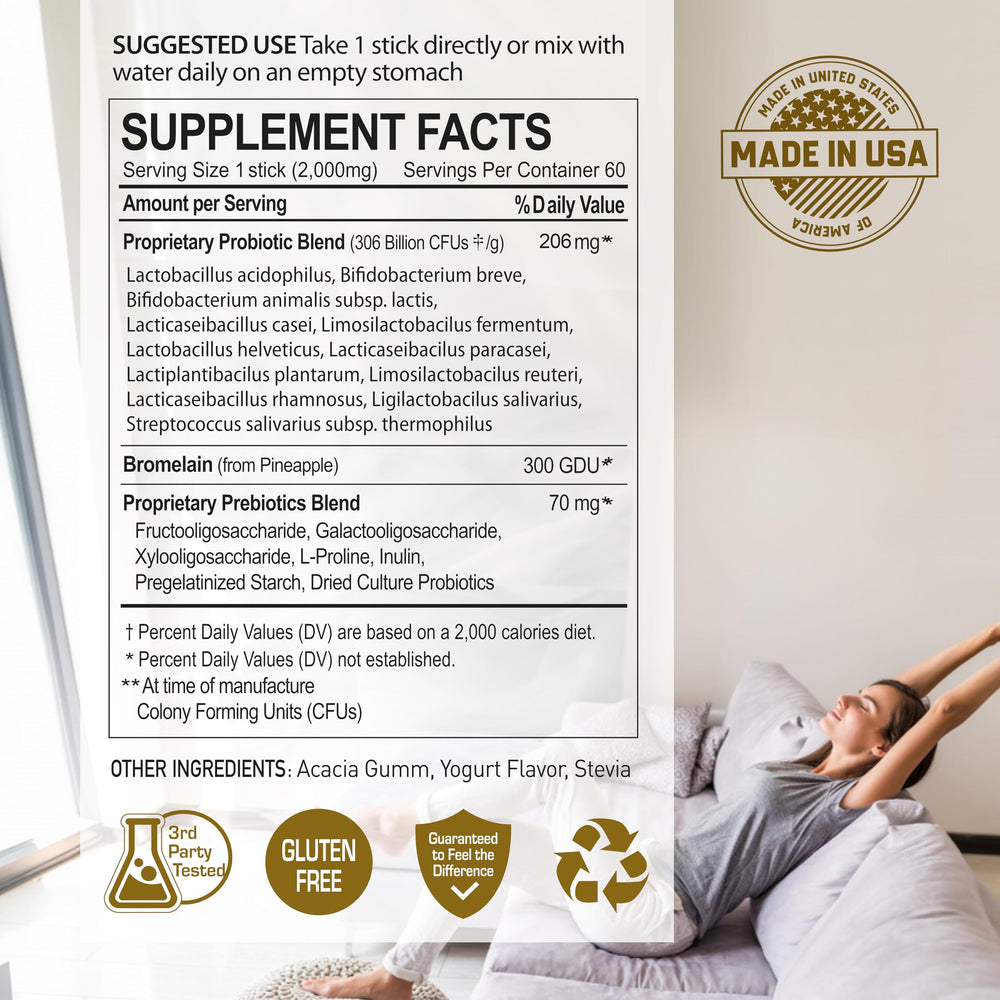 NANOWELL prebiotics and postbiotics support probiotic longevity and effectiveness.