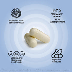 Nanowell iBone Cal Mag 2:1 ratio promotes mineral uptake.