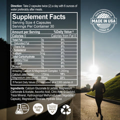 Nanowell iBone Cal Mag vegetable-capsules for convenient daily mineral support.