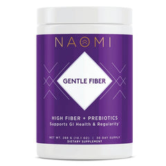 NAOMI Gentle Fiber bottle with pour for easy daily use and digestive comfort