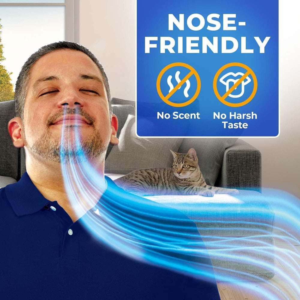 Nasacort Pack-of-4 front-view conveys mess-free, discreet use anywhere