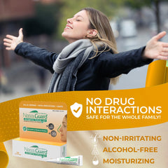 Family-safe NasalGuard formula suitable for all ages.