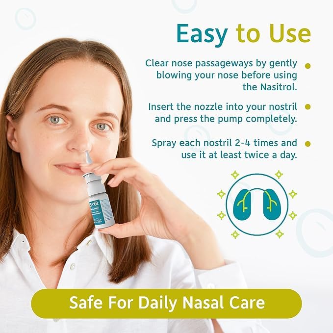 Nasitrol pump mechanism for easy dosing