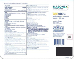 Three-pack box of Nasonex for convenient ongoing allergy management