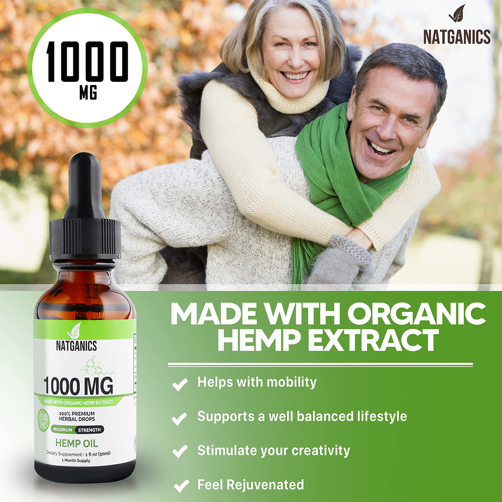 Natganics CO2 extracted hemp oil preserves nutrients