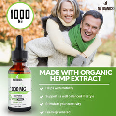 Natganics CO2 extracted hemp oil preserves nutrients