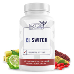 Nation Health MD CL Switch bottle front may support daily heart health in routine.