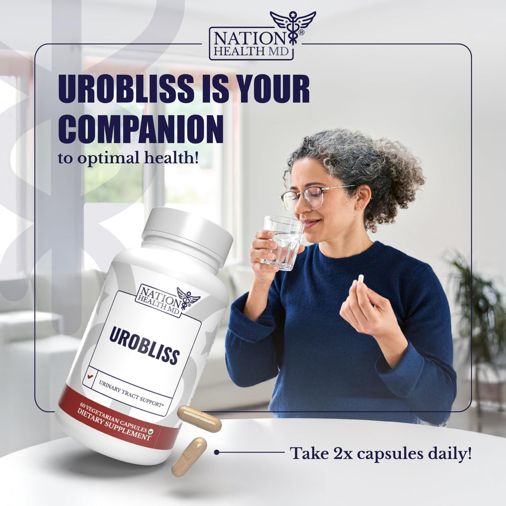 NATION HEALTH MD UroBliss includes propolis and vitamin D3 for immune support.