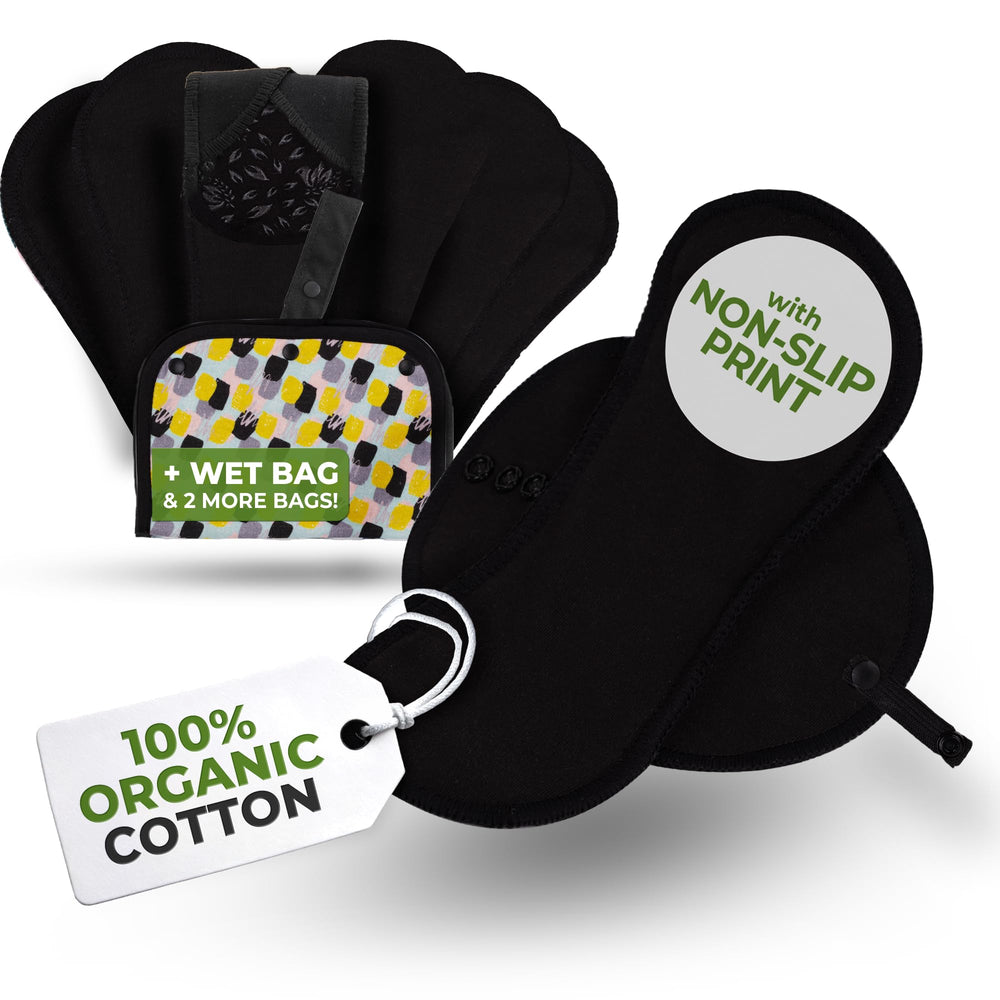 Natissy non-slip panty liner with wing extensions for secure all-day hold.