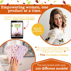 Natissy seven-pack small liners for daily wear and backups.