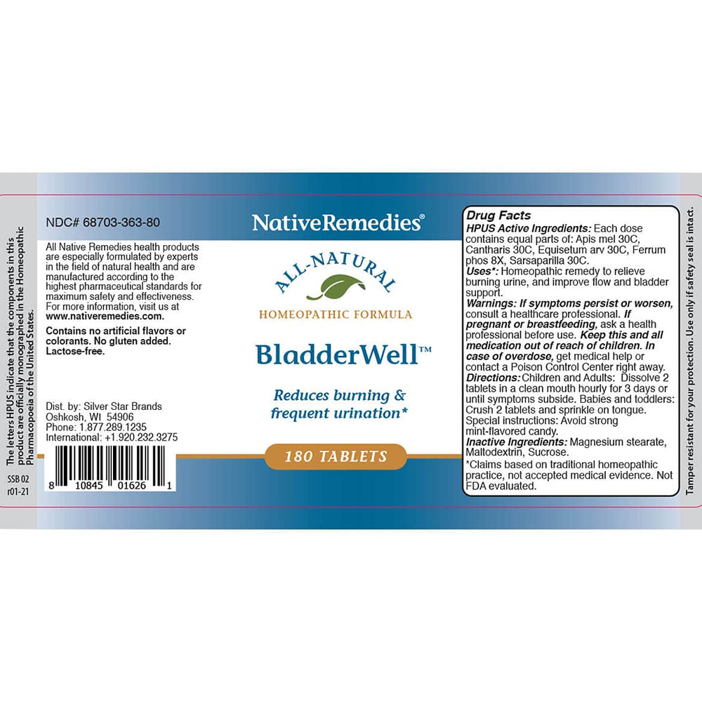 Native Remedies Bladder Plus UltraPack dosing scene demonstrating simple daily routine