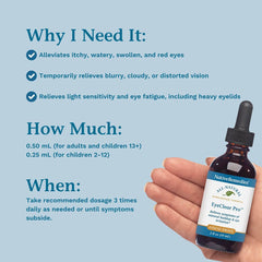 EyeClear Pro label front highlighting USA-made quality for reliable daily use.