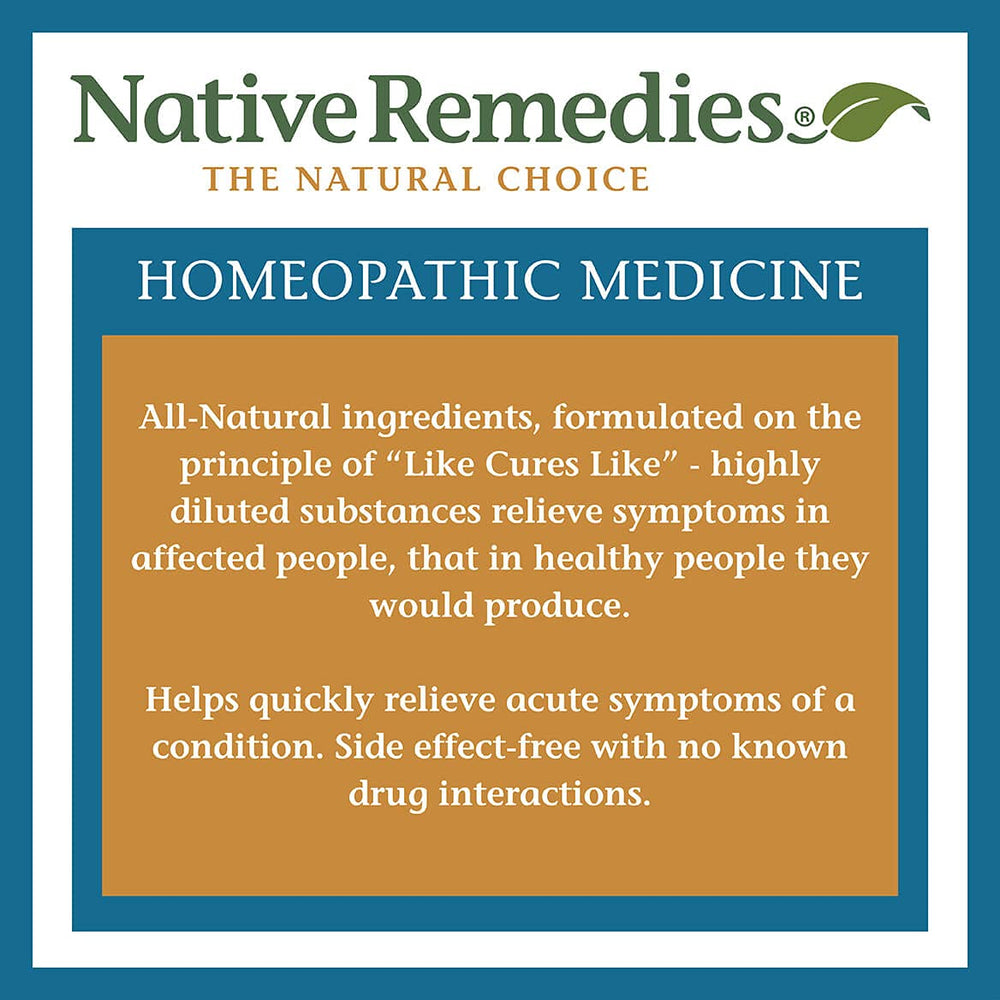 Native Remedies dropper dispensing a small tincture amount into water