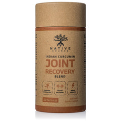 Native Source Indian Curcumin bottle with turmeric capsules for joint support