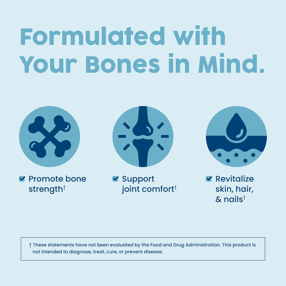 NativePath Bone Health Collagen dissolving in water for easy mix.