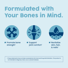 NativePath Bone Health Collagen dissolving in water for easy mix.