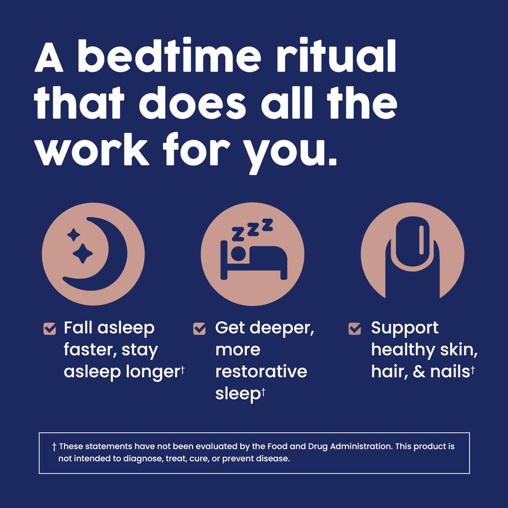 NativePath Collagen PM chocolate night-time routine setting