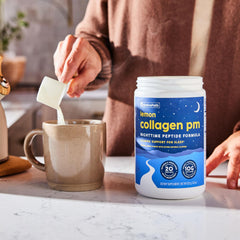 NativePath Collagen PM Lemon dissolves easily in water for a smooth drink.