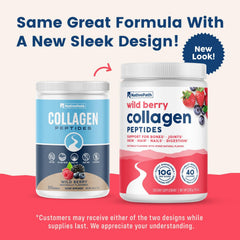 NativePath Collagen Peptides Wild Berry glass with shake, visual for daily ritual