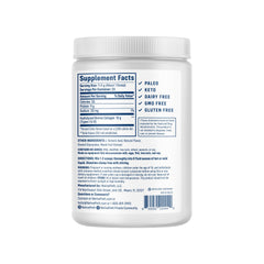 NativePath Collagen Peptides Wild Berry powder dissolving in water for a smooth drink