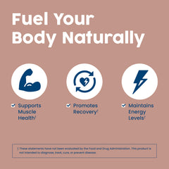 NativePath ingredient panel shows grass-fed, dairy-free formula for clean nutrition