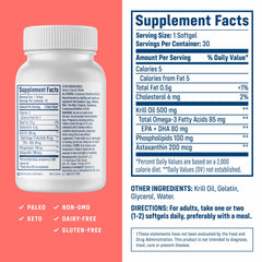 NativePath Krill Oil softgels close-up illustrating easy daily supplementation