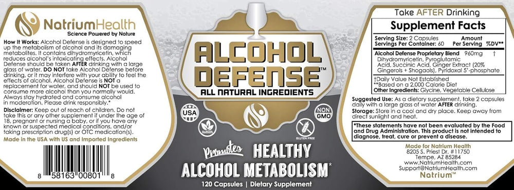 Natrium Health ginger extract component for natural support