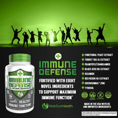 Natrium Health Immune Defense bottle closeup with smooth capsules visible