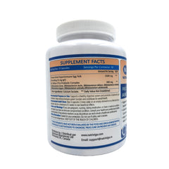 NATRIVIGA Heliclear bottle beside water for daily digestive support.