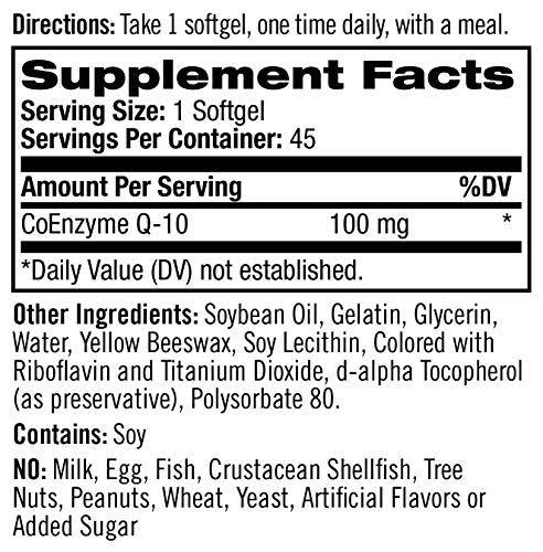 Natrol CoQ-10 softgels daily routine with bottle for energy support.