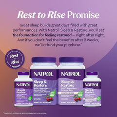 Natrol Sleep & Restore two-pack for extended nightly support.
